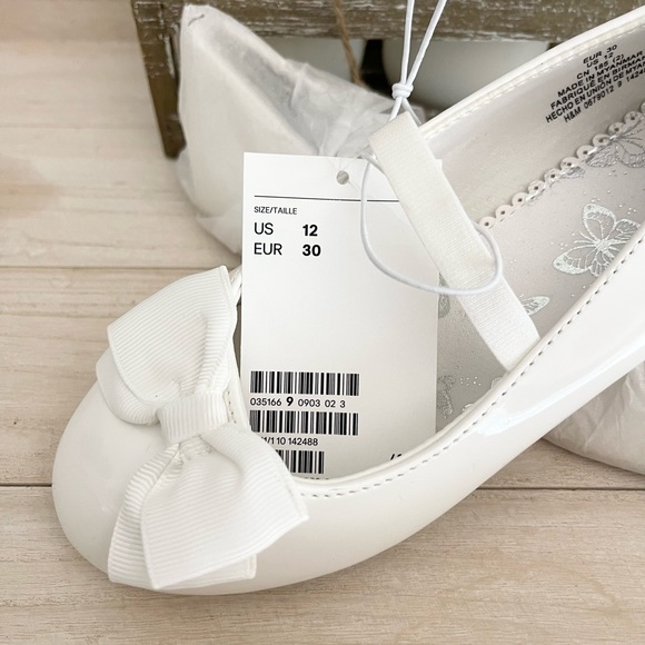 H&M White Bow Flats - Picture 3 of 3
